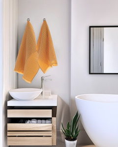 Set of Towels 2pcs 50x90 & 70x140 Cinar Nil 04