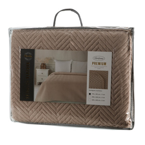 Bedspread 220 x 240 Quilted Len3 C.Beige