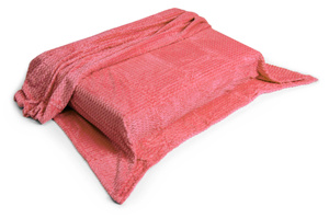Microfiber Embossed Zigzag Coral Blanket 200x220