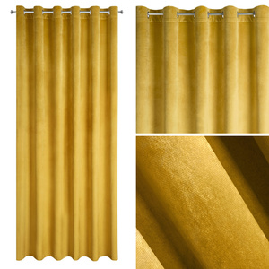 Curtain 215 x 250 Decorative Velvet Melanie Mustt