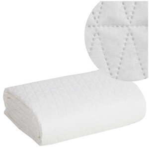 70 x 160 Quilted Decorative Bedspread Boni3 White