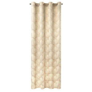 Pierre Cardin Goja Velvet Curtain 140 x 250 Cream