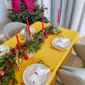 Tablecloth 120x240 Stain-Resistant Surbo Mustard