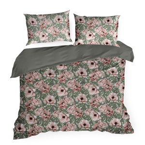 Bedding 160 x 200 3 pcs Cotton Satin Spring 53