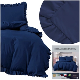 Bedding set 220 x 200 3 pieces with Jowita 12 ruffle