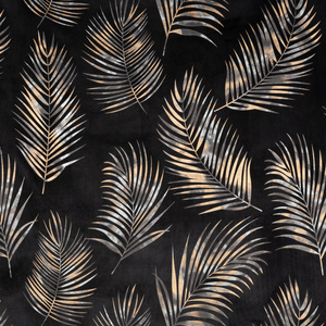 Curtain 140 x 250 Decorative Gloria Black+Grey