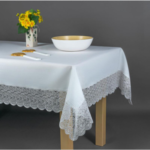Tablecloth 140 x 260 Guipure pattern 003 White