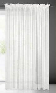 Lucy Decorative Curtain on Tape 350 x 150 White