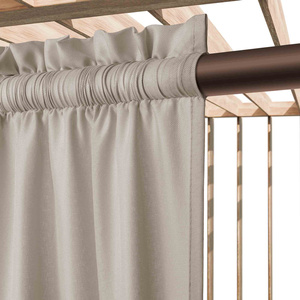 Curtain 140 x 250 Garden on Tape Gaia Taupe