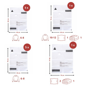 Noah 12 Piece Vacuum Bag Set + Pump