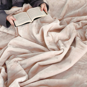 Blanket 200 x 220 Acrylic Solid Warm Yasemin 06