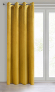 Curtain 140 x 250 Decorative Velvet Melanie Mustt