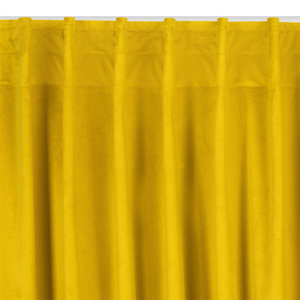 Curtain 140 x 300 Decorative Velvet Madlen Mustard