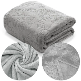 Blanket 160 x 200 Microfiber Embossed Clemente 03