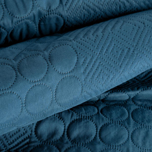 Bedspread 220 x 240 Quilted Decorative Boni5 Navy Blue