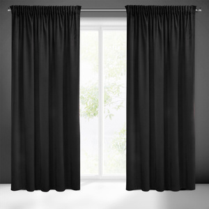 Curtain 140 x 270 Decorative Pierre Cardin Sibel Black