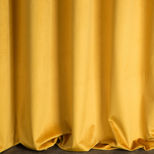 Curtain 135 x 270 Decorative Velvet Rosa Mustard