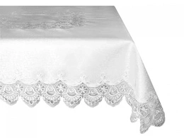 Guipure Round Tablecloth 088_White fi 85