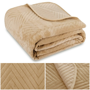 Cover 170 x 210 Herringbone Velvet Caden 06