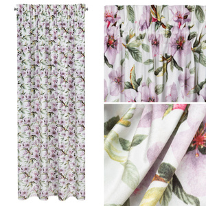 Curtain 140 x 270 Decorative Arleta White+Purple