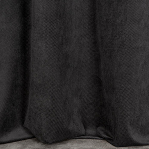 Curtain 140 x 250 Decorative Velvet Milo Black