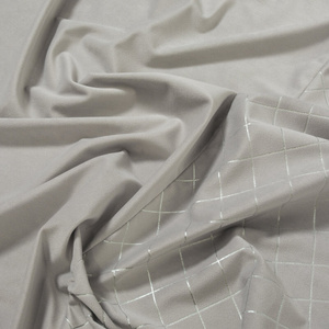 Curtain 140 x 250 Decorative Velvet Karina2 Silver