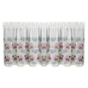 Curtain 60 x 150 Decorative Ready Dora White+Pink