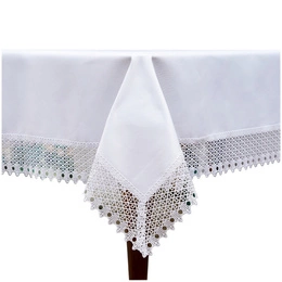 Tablecloth 140 x 350 Guipure pattern 431 White