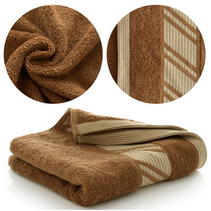 Towel 50 x 90 Cotton 500g/m2 Orion Caramel