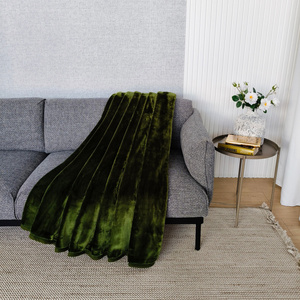 Blanket 200 x 220 Acrylic Uniform Warm Yasemin 10