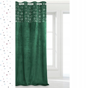Curtain 140 x 250 Decorative Velvet Glossy Butel