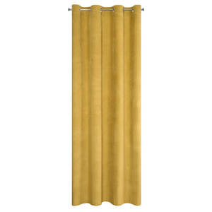 Curtain 140 x 250 Decorative Velvet Milo Honey