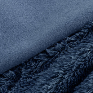Blanket 70 x 160 Double-sided Fur Tifany1 Navy Blue