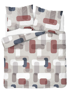 Bedding 160 x 200 3 pcs Asti Satin Cotton 5487B