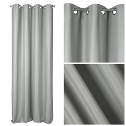 Curtain 140 x 250 Ready Decorative Aggie Coffee