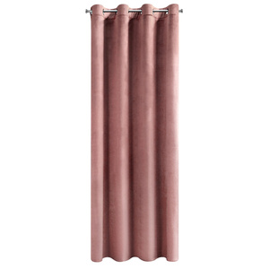 Curtain 140 x 250 Decorative Velvet Melanie Pink
