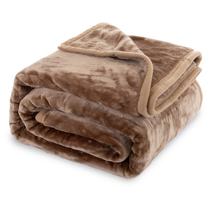 Blanket 160 x 200 Acrylic Solid Warm Yasemin 04