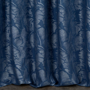 Curtain 135 x 270 Decorative Scarlet Navy Blue
