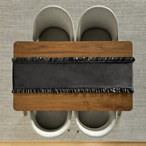 Table Runner 40 x 180 Decorative with Ruffles Ligia 06