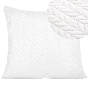 45 x 45 Decorative Velvet Moxie Pillowcase White