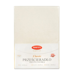 Terry sheet 140 x 200 with elastic CLASSIC 02