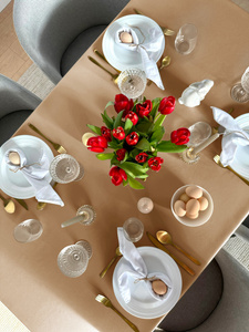 Tablecloth 150x250 Stainproof Classic Savio C.Beige