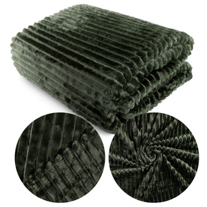 Blanket 200 x 220 Microfiber Stamped Ardea Stripes 11