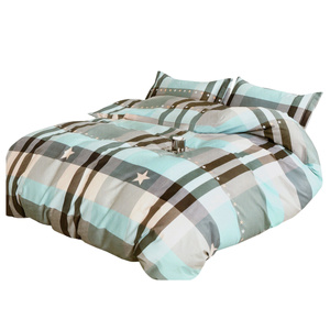 Bedding 160 x 200 3 pcs Cotton Satin No. A1784