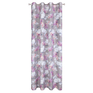 Curtain 140 x 250 Decorative Sherry Silver+Pink