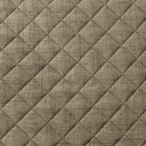 Bedspread 220 x 240 Quilted Linen1 Dark Beige