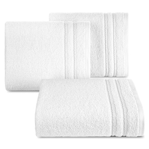 Emina 01 White 50 x 90 Terry Bath Towel