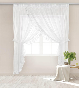 Curtain 400 x 250 Decorative Bright Tape White