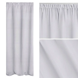 Curtain 140 x 270 Blackout Tape Hold White