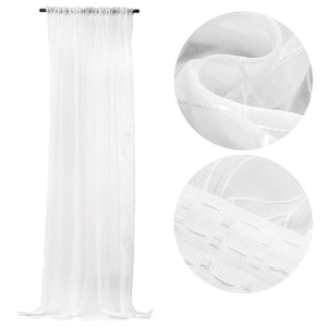 Decorative Curtain 145 x 270 Tape Cruz Voile 01